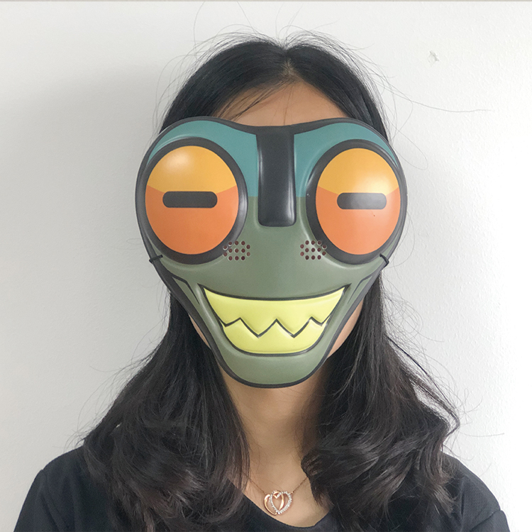 Custom printed different size 3d PVC embossed mask