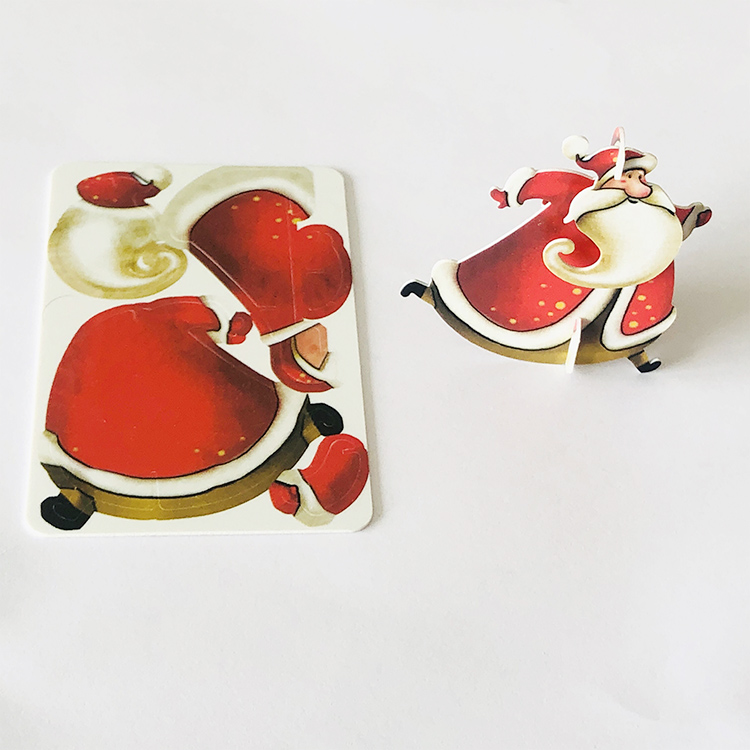 Custom different design 3D pp puzzle card